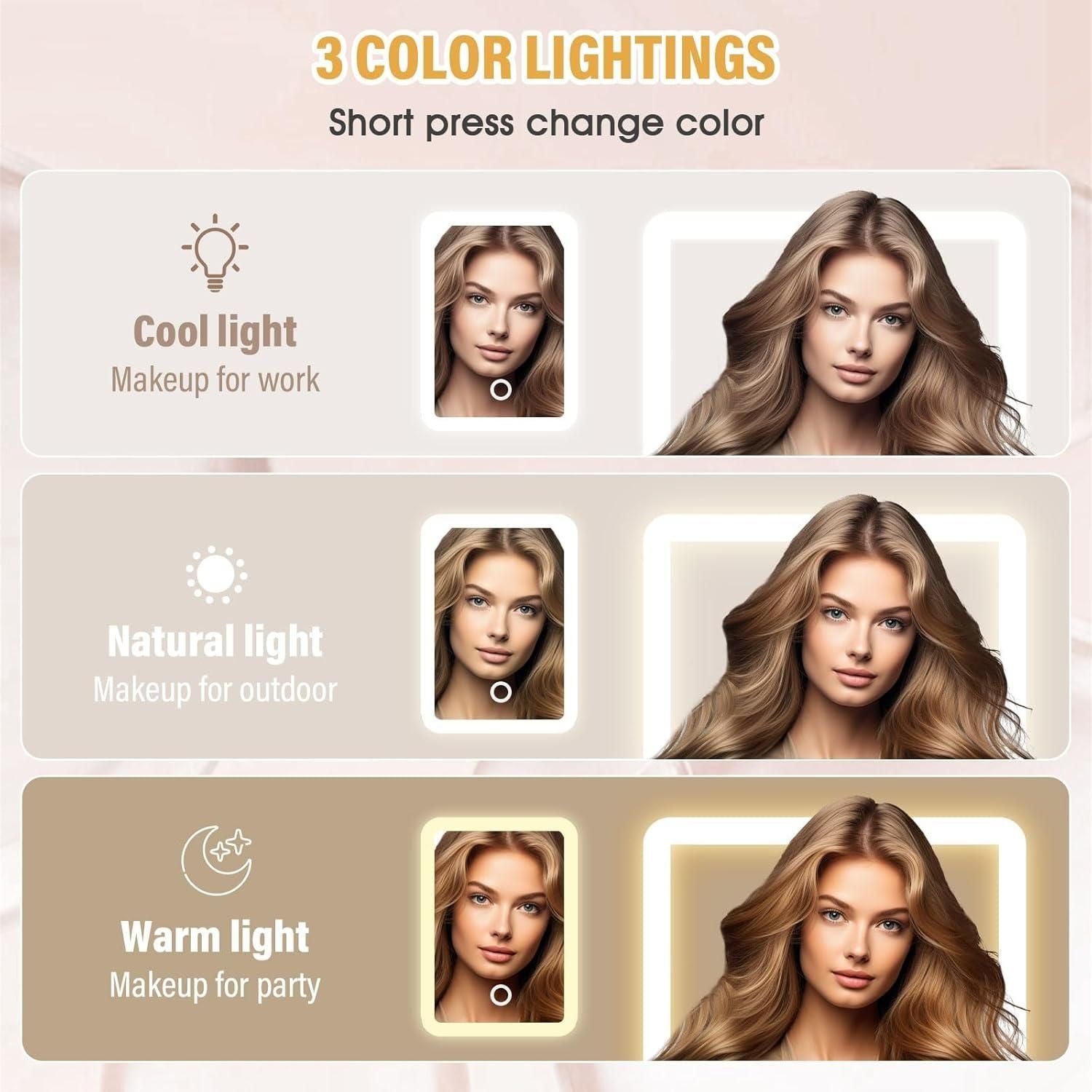 Jewelry Box With LED Mirror