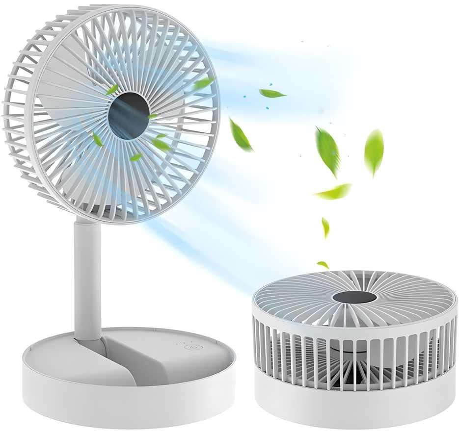 Rechargeable Table Desk Fan