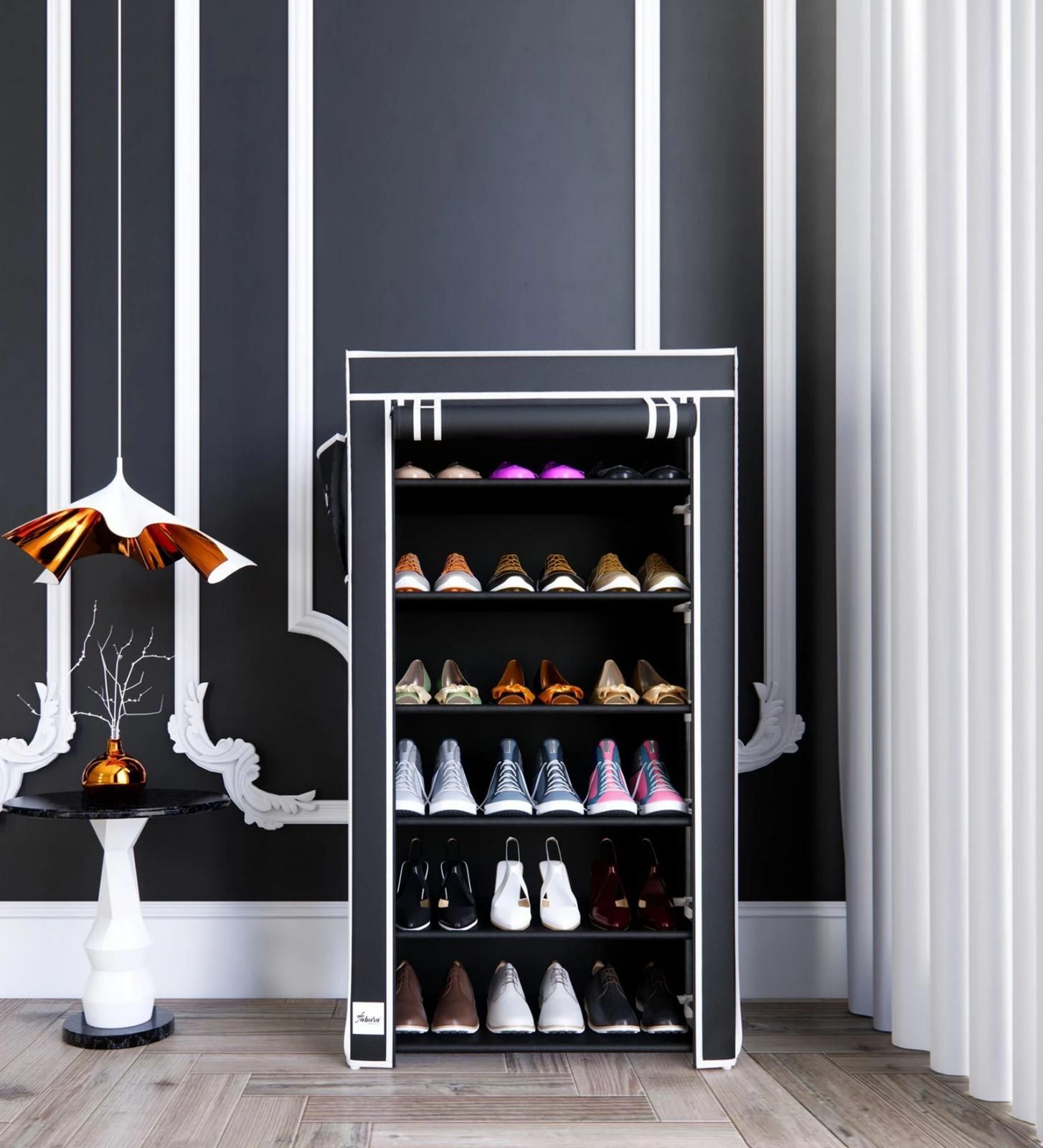 Collapsible Wardrobe and Shoe Rack