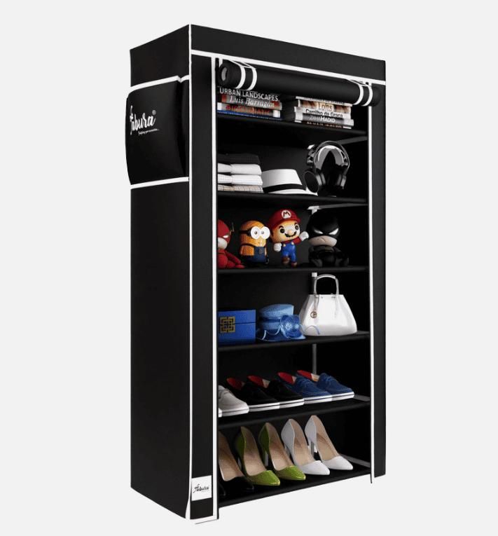 Collapsible Wardrobe and Shoe Rack