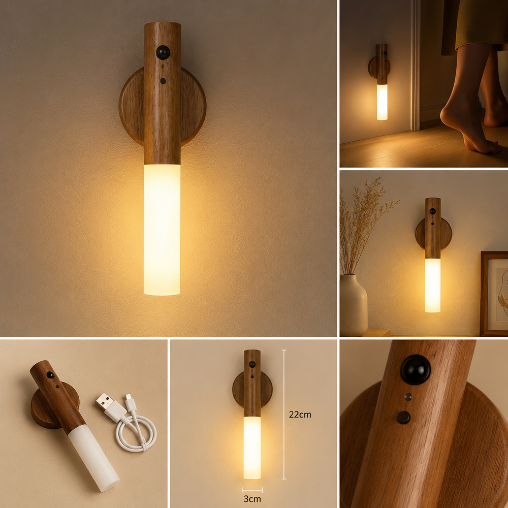 GlowWood™ Smart Motion Night Light