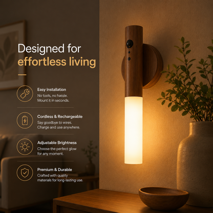 GlowWood™ Smart Motion Night Light