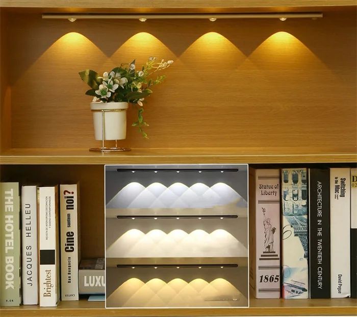 Automatic LED motion sensor light for kitchen cabinet